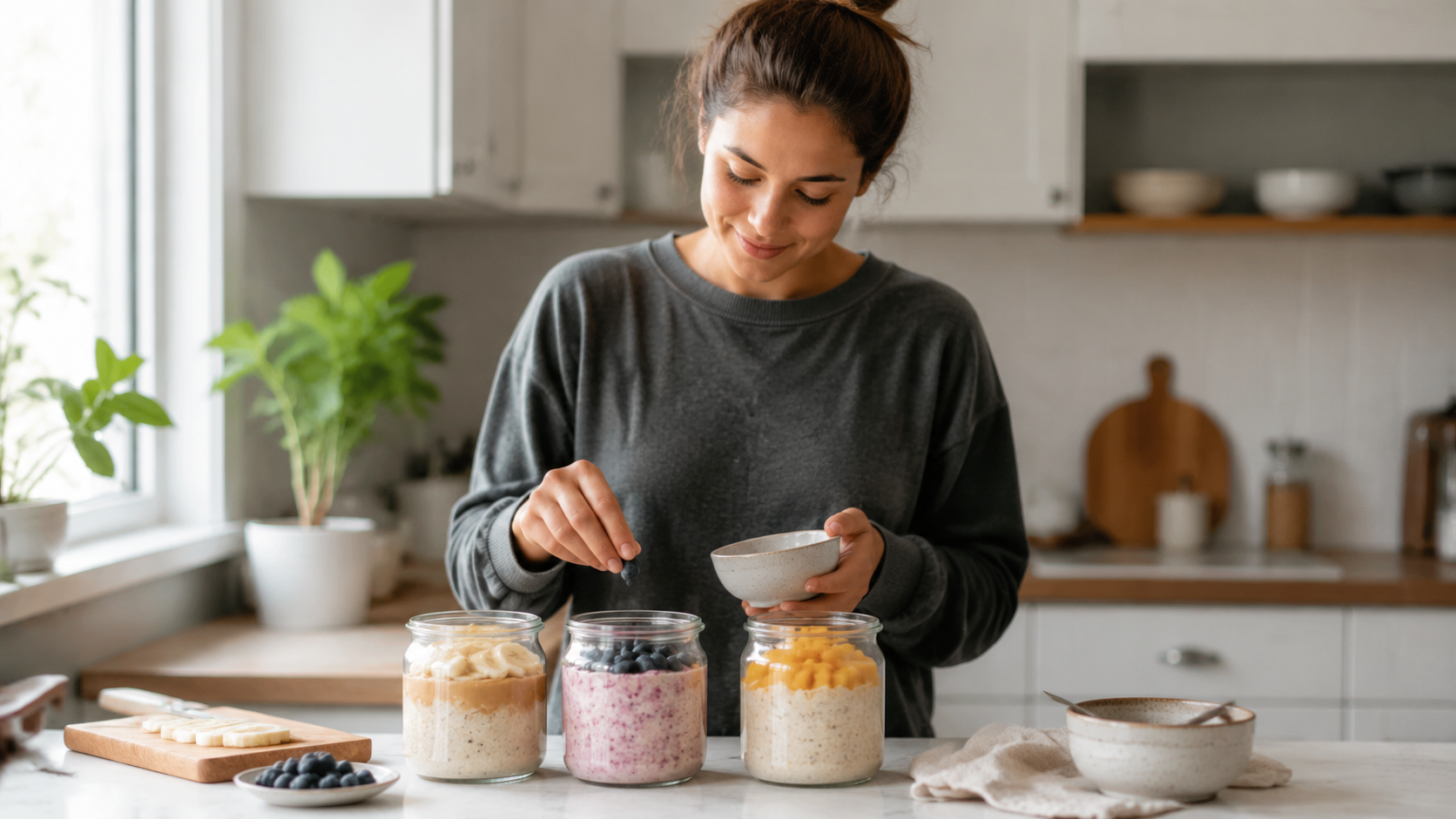 Overnight Oats Three Ways for Busy Mornings ingredients and preparation